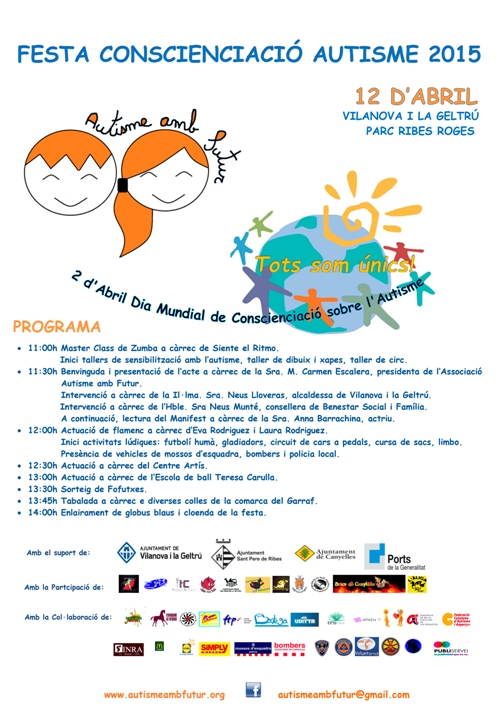 Cartell Festa Autisme