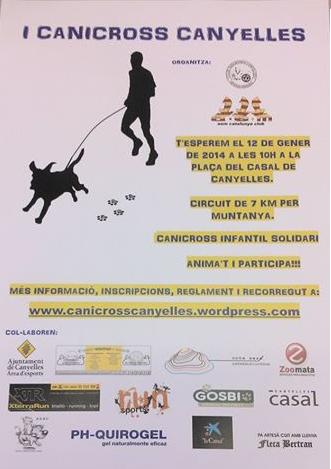 Cartell Cursa Canicross