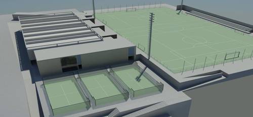 2013 Imatge del projecte de la Zona Esportiva