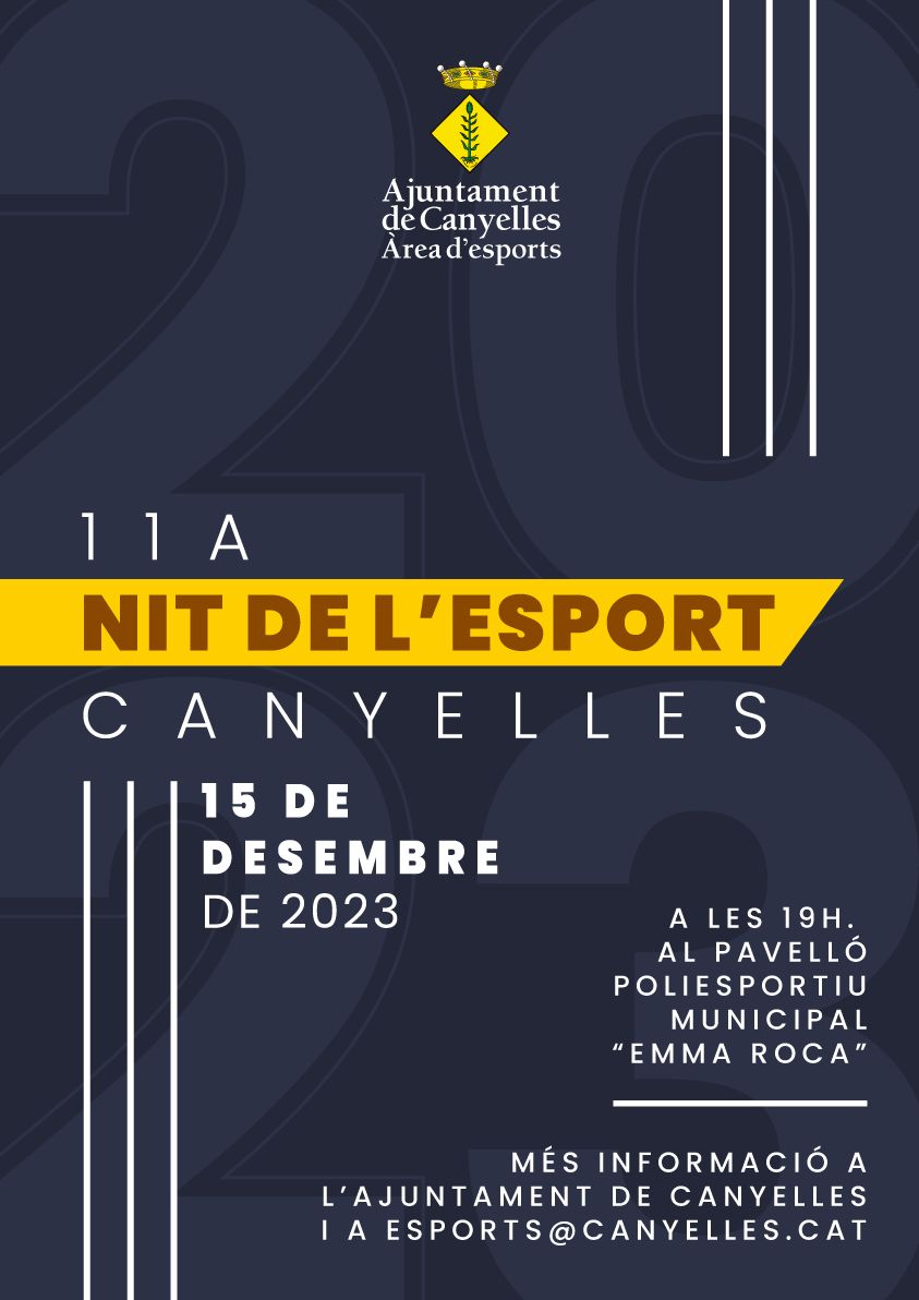 Cartell de la Nit de l'esport
