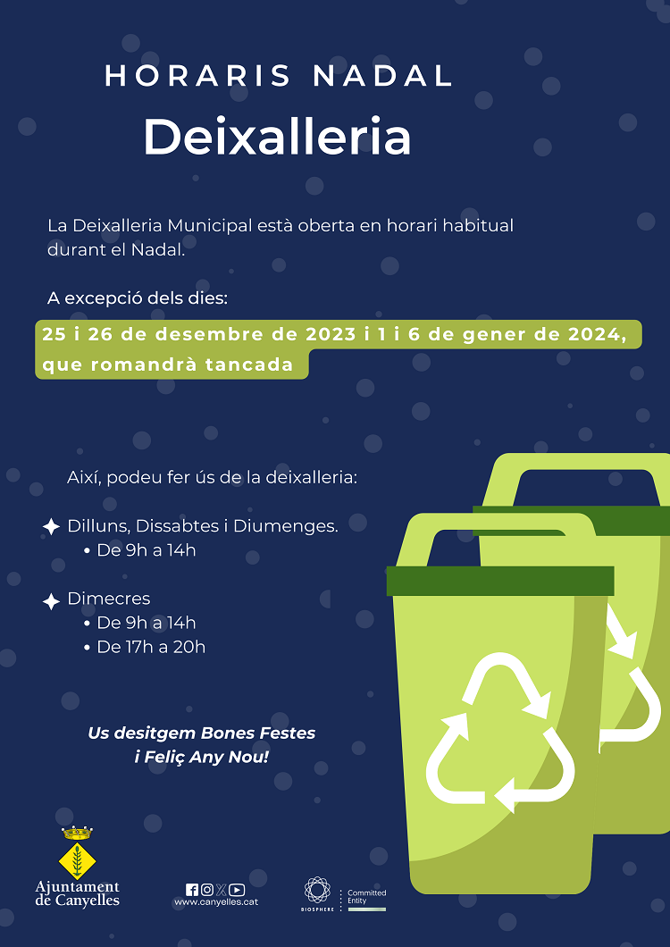 2023 12 horarisnadaldeixalleria copia