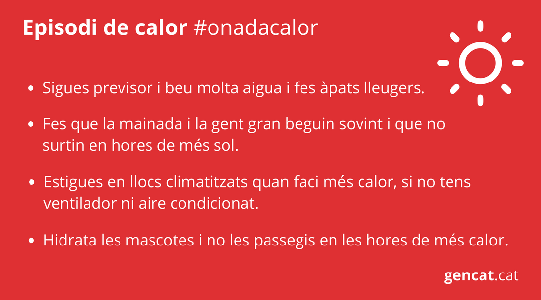 onada calor consells