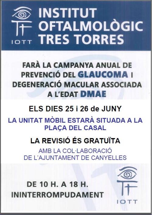 2013 06 25 Campanya Anual Glaucoma